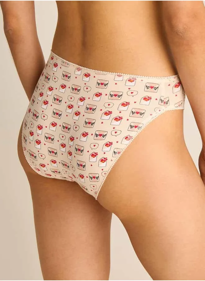 فاف Set of 5 - Assorted Bikini Briefs with Elasticated Waistband