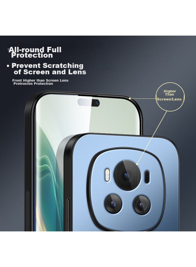 Shangsu Compatible With Honor Magic6 Phone Case, Huawei Magic6 Protective Cover, Ag Frosted Full Coverage, Real Machine Feel, Simple Business Luxury Style, Shockproof, For Women And Men, Lavender Gray - Image 4