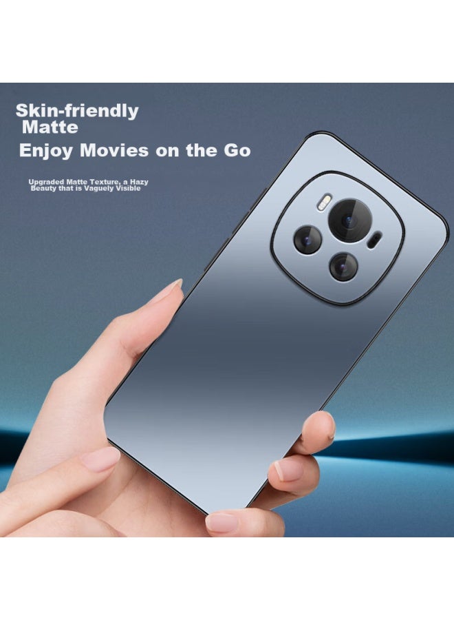 Shangsu Compatible With Honor Magic6 Phone Case, Huawei Magic6 Protective Cover, Ag Frosted Full Coverage, Real Machine Feel, Simple Business Luxury Style, Shockproof, For Women And Men, Lavender Gray - Image 3