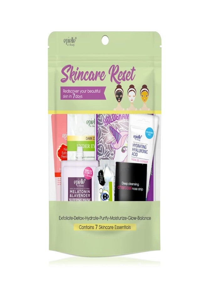 Epielle Skincare Reset 7-Day Kit, Korean Beauty, Korean Skincare, All in one Kit, Gift Set, Beauty Gift, Spa Day, Easter Gifts (Pack of 1, Skincare Reset 7-Day Kit) - Image 2