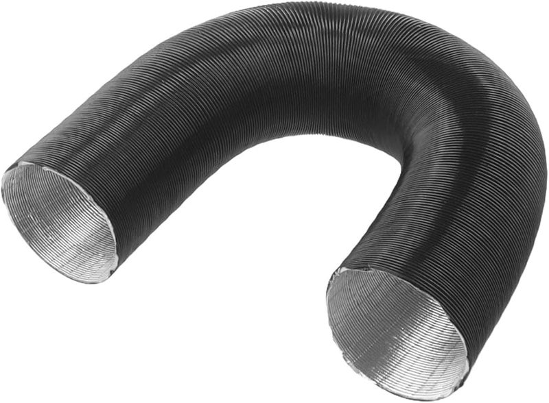 Flexible Flame Retardant Aluminum Foil Heating Duct 60cm Ventilation Pipe Shockproof Stretchable Air Intake Hose - Image 1