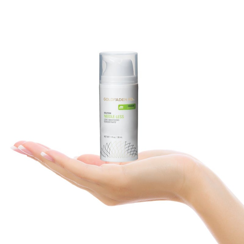 Goldfaden MD Needle-Less Line Smoothing Concentrate for Face & Neck | w/Seaweed Extract, Hyaluronic Acid, Hexapeptides, Organic Red Tea Extract 1 Ounce - Image 3