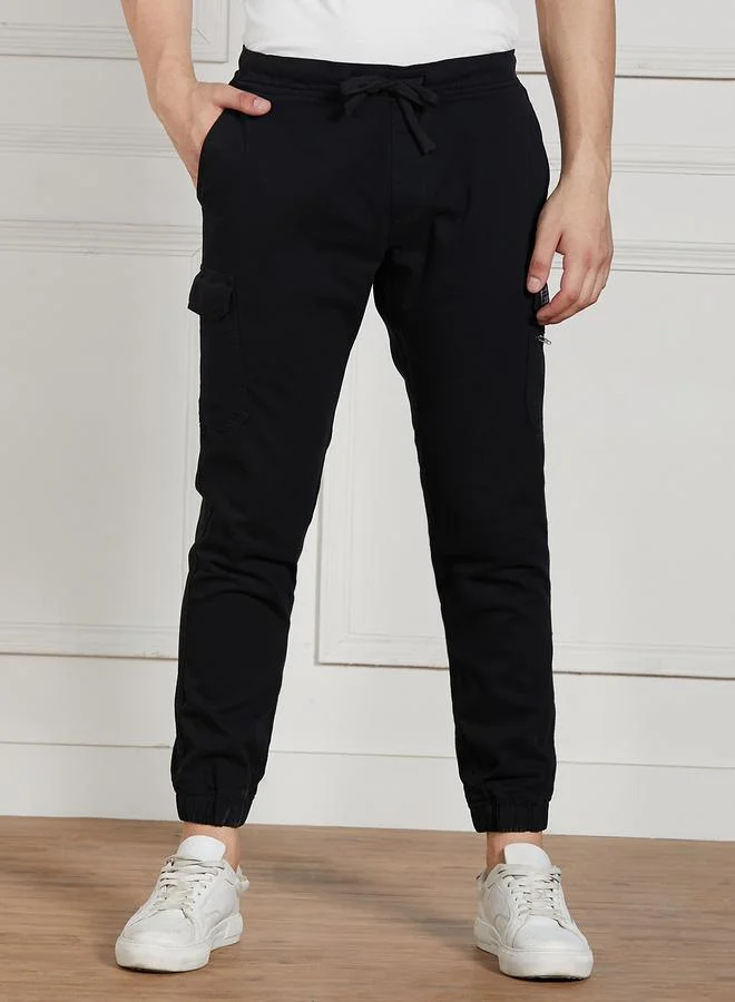 دينيس لينغو بنطلون رياضي كارغو قطن ليكرا مطاطي بقصة عادية من ستايلي