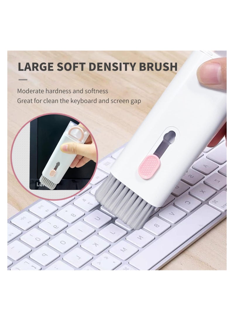 ELTRAZONE - Laptop Cleaner, 7 in 1 Keyboard Cleaner Set, Computer MacBook Earphone Cleaning Kit, Tablet and Screen Dust Brush Including Soft Sweep, Swipe, 3 in 1 Airpod Cleaner Pen, Key Puller and Spray Bottle - Image 1