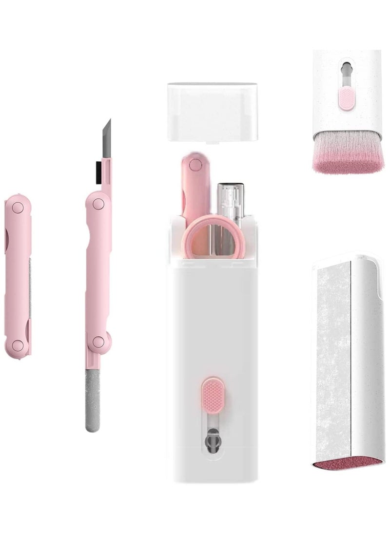 ELTRAZONE - Laptop Cleaner, 7 in 1 Keyboard Cleaner Set, Computer MacBook Earphone Cleaning Kit, Tablet and Screen Dust Brush Including Soft Sweep, Swipe, 3 in 1 Airpod Cleaner Pen, Key Puller and Spray Bottle - Image 1