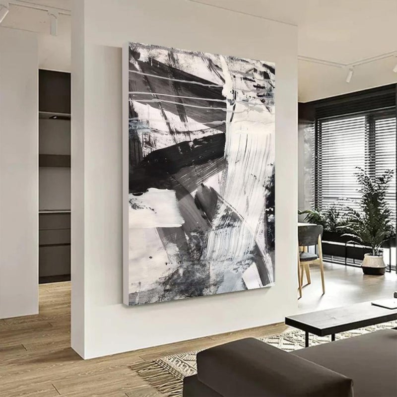 Marktna One piece, abstract art canvas print with a hollow frame, measuring (40×60). - Image 2