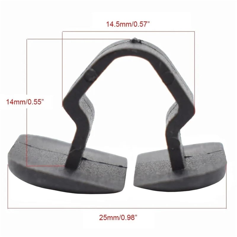 100PCS Buckle Car Hood Insulation Clip Rivet Holder Insulation Clip Compatible with Volkswagen Passat B5 Audi Hood Plastic Screws Accessories - Image 2