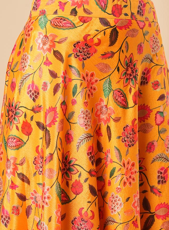 globus Halter Neck Tassel Detail Crop Top and Maxi Skirt Co-Ords - Image 5