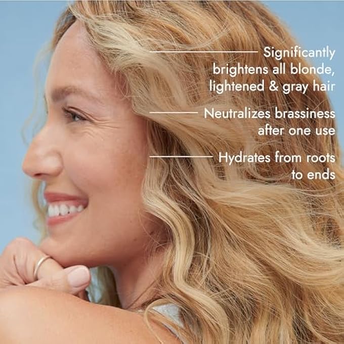 Bondbar PURPLE BRIGHTENING SHAMPOO FOR BLONDE, LIGHTENED & GRAY HAIR, NEUTRALIZES BRASSINESS, REPAIRS, PROTECTS, HYDRATES, VEGAN, CRUELTYFREE, 8 FL. OZ - Image 3