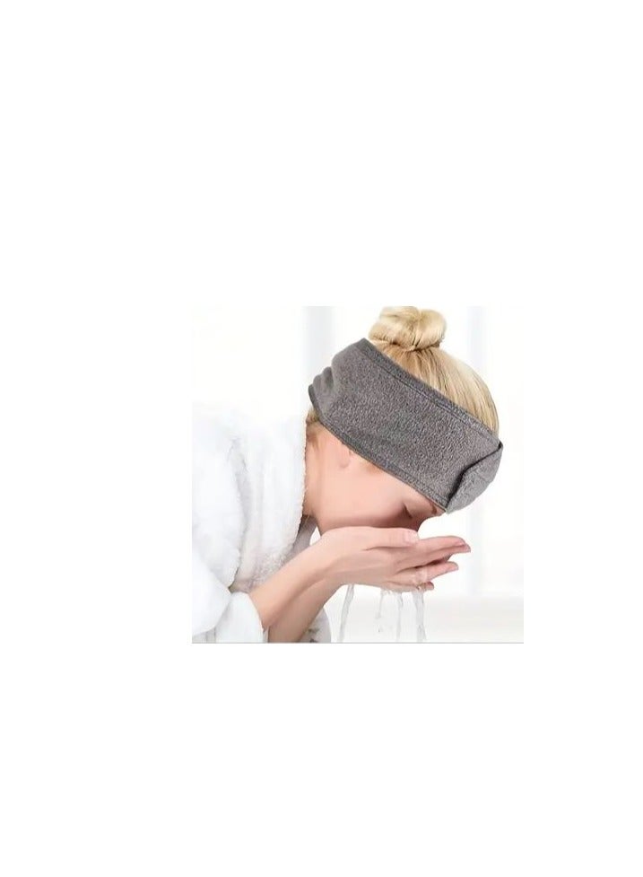 Generic Adjustable Women's Face Washing Headband Soft Non Slip Hair Towel, Suitable for Washing Face Bathing Yoga Sports and Running - Image 5