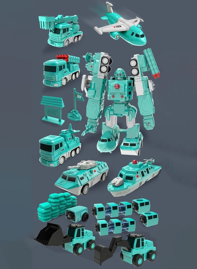 Magnetic Transform Engineering Car Assembled Toys with Storage Box, Magnetic Cars and Trucks for Kids, Magnetic Blocks for Toddlers,Outdoor Activities for Kids 3 years old and above - Image 3