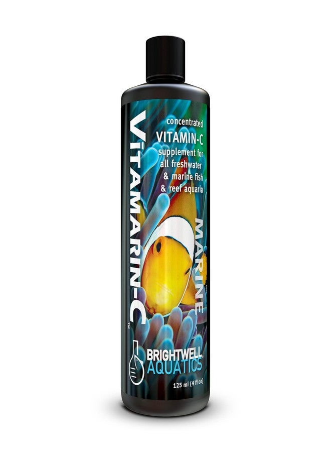 برايت ويل أكواتيكس برايتويل أكواتيكس فيتامارين-سي - مكمل غذائي مركز من فيتامين سي للشعاب المرجانية والأسماك واللافقاريات - يدعم النمو وصحة المناعة - خالٍ من الفوسفات، 125 مل - Image 1