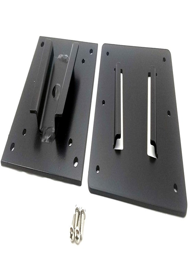 PAW International Steel 2 pc. RV TV Bracket, 1-Steel TV Bracket, 1-Steel Wall Mount | TV VESA 100x100 & 75x75 Pattern (if Your TV Pattern is Larger, See Adapter info Below) - Image 2