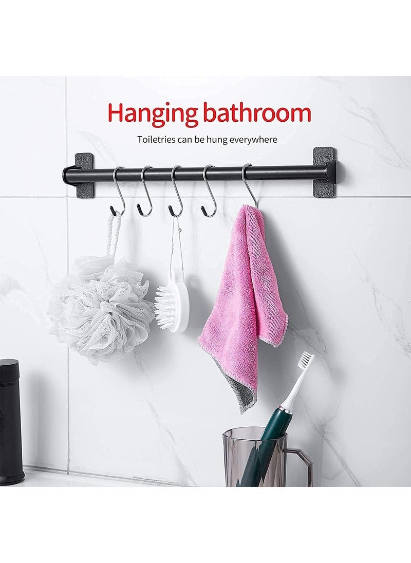 Trifecta Trifecta S Shape Hooks Stainless Steel Pack 12 PCs for Hanging Pots and Pans Storage Holder Rack Hanger Heavy Duty Hanging for Kitchen Wardrobe Work Shop Bathroom Garden Office 12  - Image 3