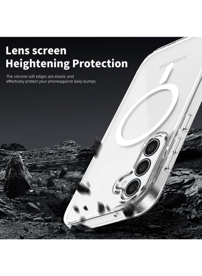 Magnetic Case Samsung Galaxy S23 FE - Shockproof Protection, Anti-Scratch Cover - Image 5