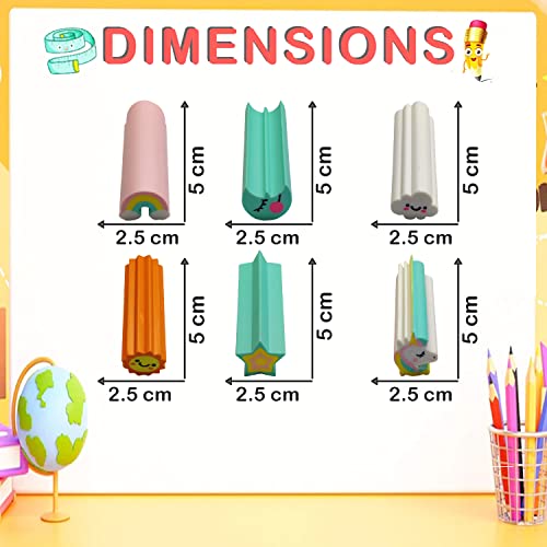FunBlast Rainbow and Unicorn Erasers for Kids – Colorful Pencil Erasers for Kid, Boys, Girls, Kawaii Erasers, Fancy Eraser for Children School Kids, Return Gift - Image 3