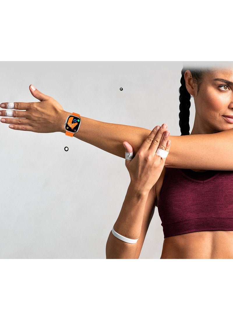 Generic Generic Ultra 2 Space Titanium case smart watch with activity tracking Orange/Gold  - Image 4