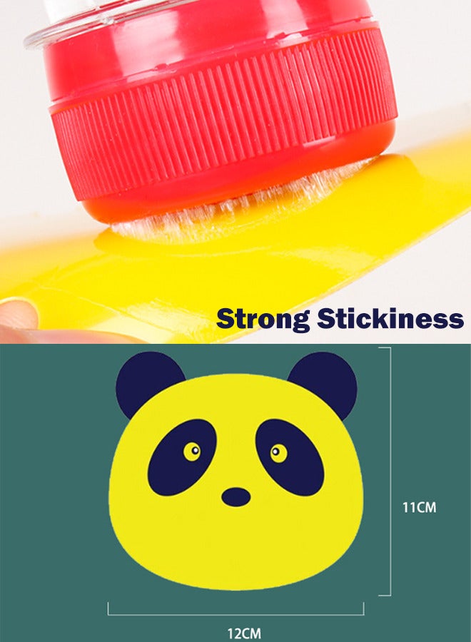 6 Pack Fruit Fly Traps Panda Gnat Sticky Traps for Indoor Outdoor House Plants Fungus Traps Insect Catcher for Mosquitoes Bug Fungus Gnats Pest Insect Catcher Killer - Image 4