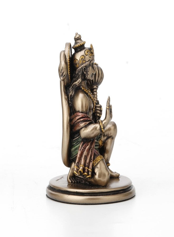 فيرونيز ديزاين تمثال هانومان الصغير من تصميم فيرونيز، مقاس 3.25 بوصة، إله القوة الهندوسي، مصنوع من الراتنج - Image 4