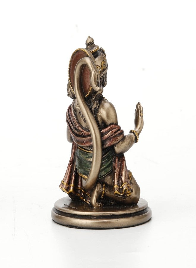 فيرونيز ديزاين تمثال هانومان الصغير من تصميم فيرونيز، مقاس 3.25 بوصة، إله القوة الهندوسي، مصنوع من الراتنج - Image 5