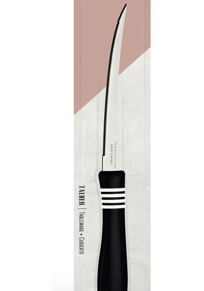 Tramontina 5 Tomato Knife with Black Handle - Image 2