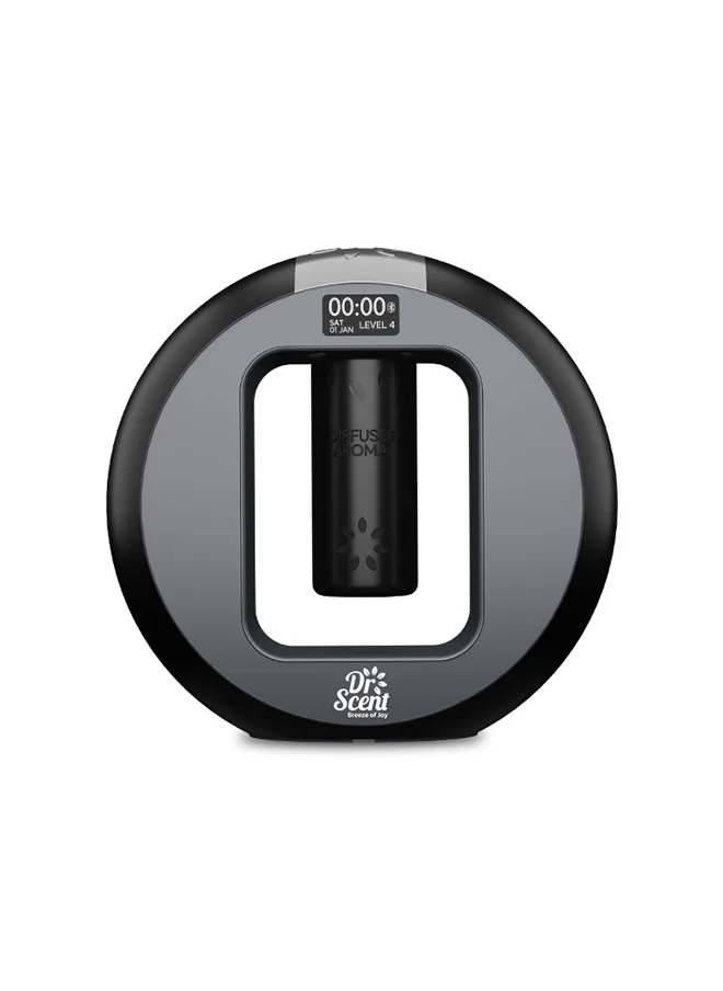 Dr Scent Dr Scent Breeze of Joy Home Scent Diffuser Machine Infused with Intelligent Aromatherapy, Enhanced by Seamless Mobile App Connectivity - Your Gateway to Personalized Fragrance Symphony and Wellness Bliss (BLACK)