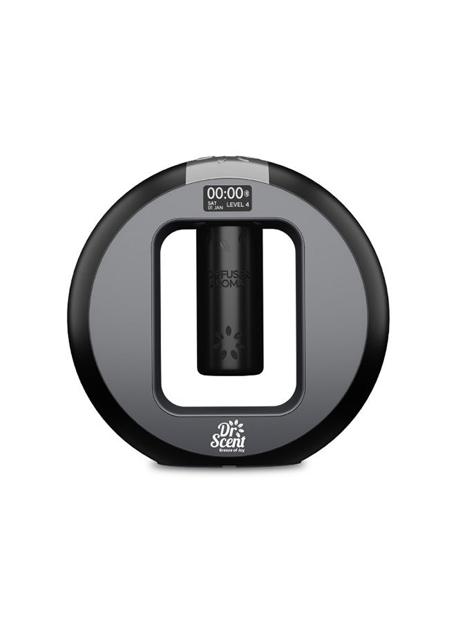 Dr Scent Dr Scent Breeze of Joy Home Scent Diffuser Machine Infused with Intelligent Aromatherapy, Enhanced by Seamless Mobile App Connectivity - Your Gateway to Personalized Fragrance Symphony and Wellness Bliss (BLACK)  - Image 1