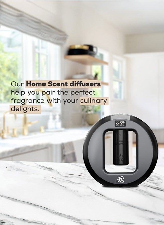Dr Scent Dr Scent Breeze of Joy Home Scent Diffuser Machine Infused with Intelligent Aromatherapy, Enhanced by Seamless Mobile App Connectivity - Your Gateway to Personalized Fragrance Symphony and Wellness Bliss (BLACK)  - Image 2