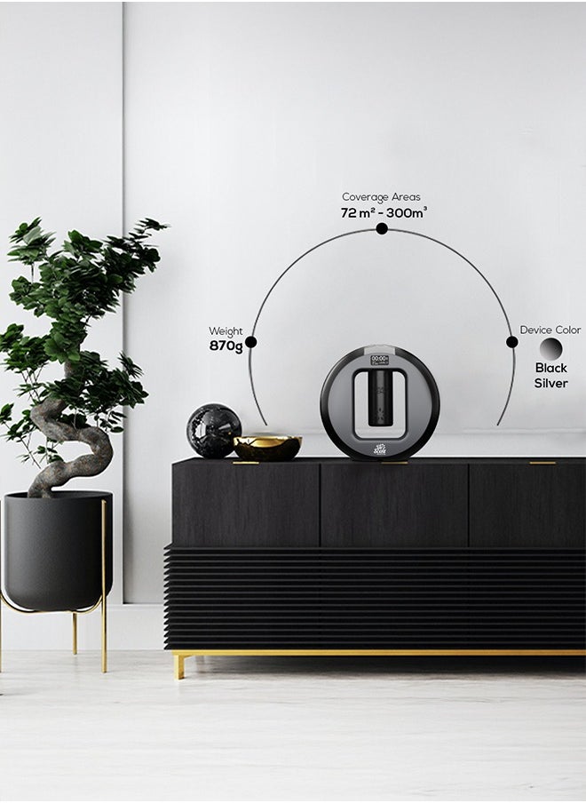 Dr Scent Dr Scent Breeze of Joy Home Scent Diffuser Machine Infused with Intelligent Aromatherapy, Enhanced by Seamless Mobile App Connectivity - Your Gateway to Personalized Fragrance Symphony and Wellness Bliss (BLACK)  - Image 5