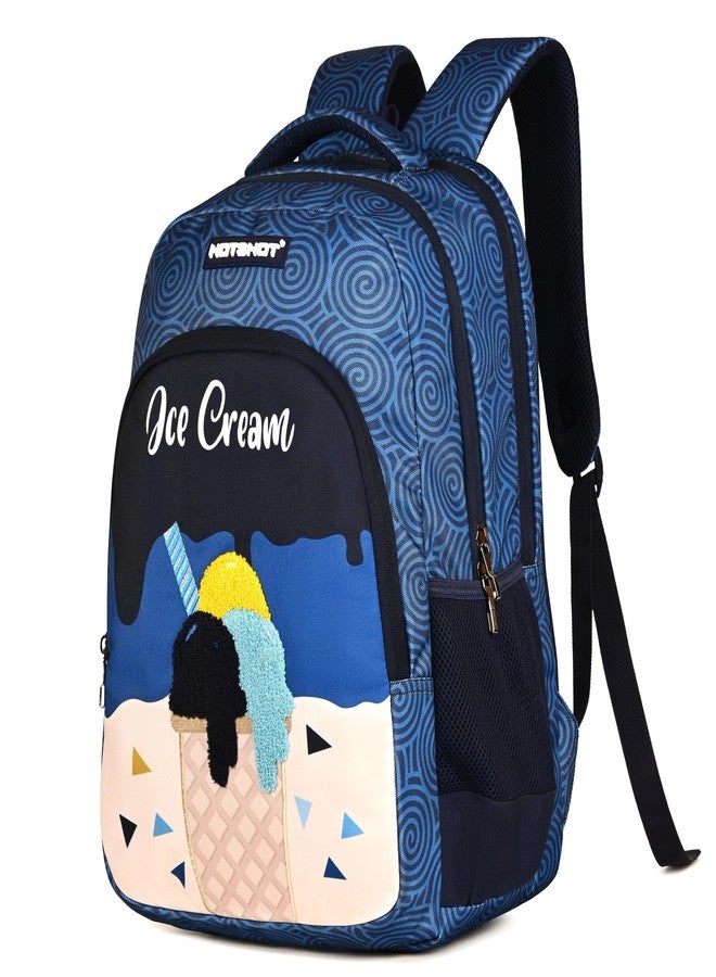 HOT SHOT ICECREAM_1812|school bag for boys|bag for kids|school bag for girls|backpack for boys |19 INCH|water resistant|for boys & girls|32L school bags - Image 1