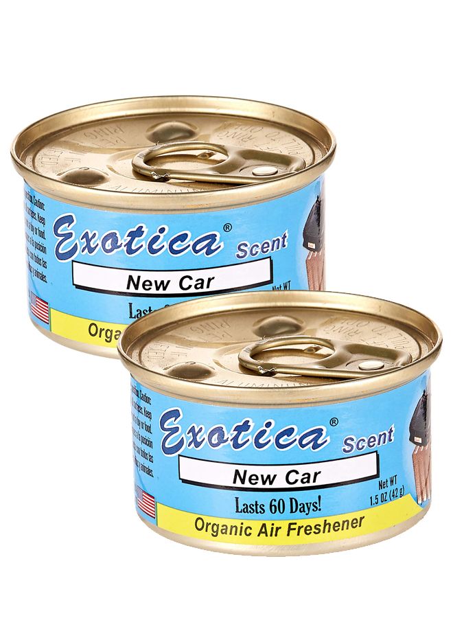 EXOTICA EXOTICA Organic Air Freshener Value Pack 2 count - New Car Scent  - Image 1