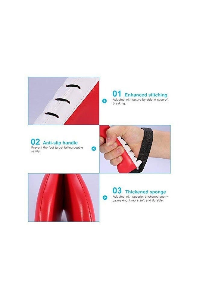 Barakah Taekwondo Kick Pads, Double Pad Target Durable Strike Boxing Kicking Targets Training Paddles, Pads for Kickboxing and Karate - Image 5