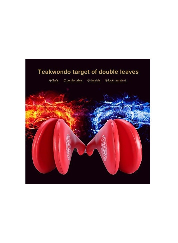 Barakah Taekwondo Kick Pads, Double Pad Target Durable Strike Boxing Kicking Targets Training Paddles, Pads for Kickboxing and Karate - Image 3