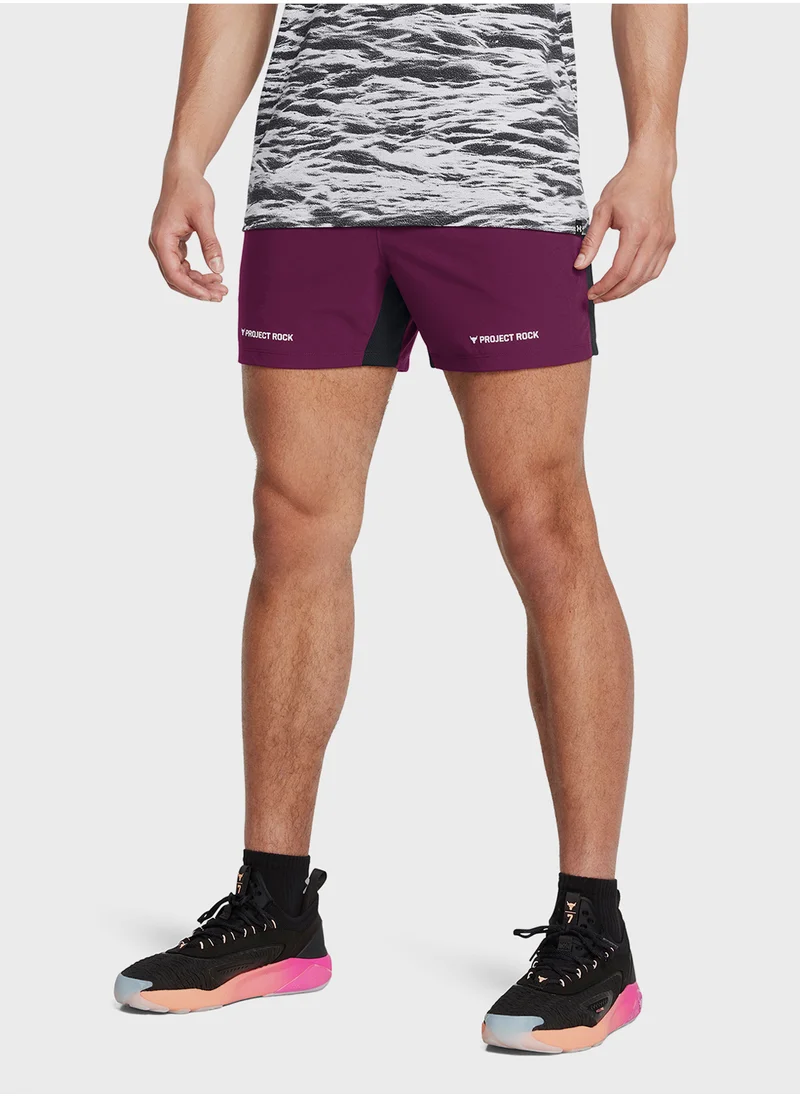 UNDER ARMOUR Project Rock Ultimate 5" Training Shorts