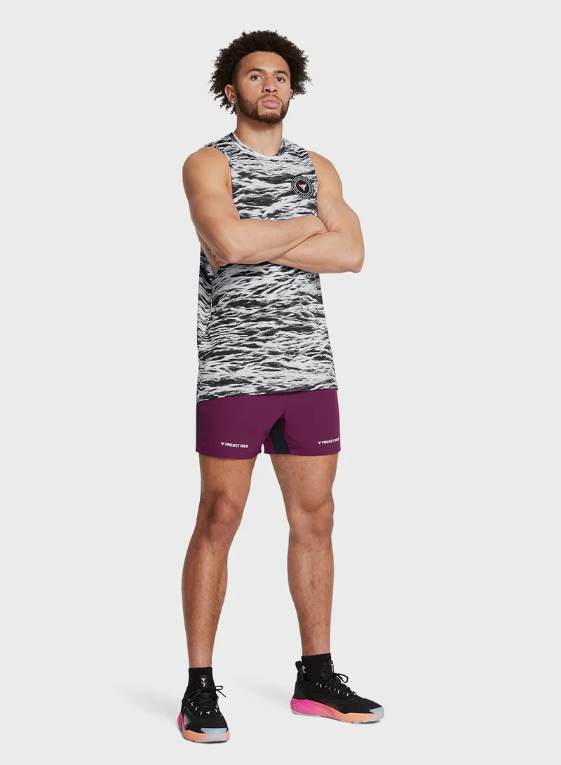 اندر ارمور Project Rock Ultimate 5" Training Shorts