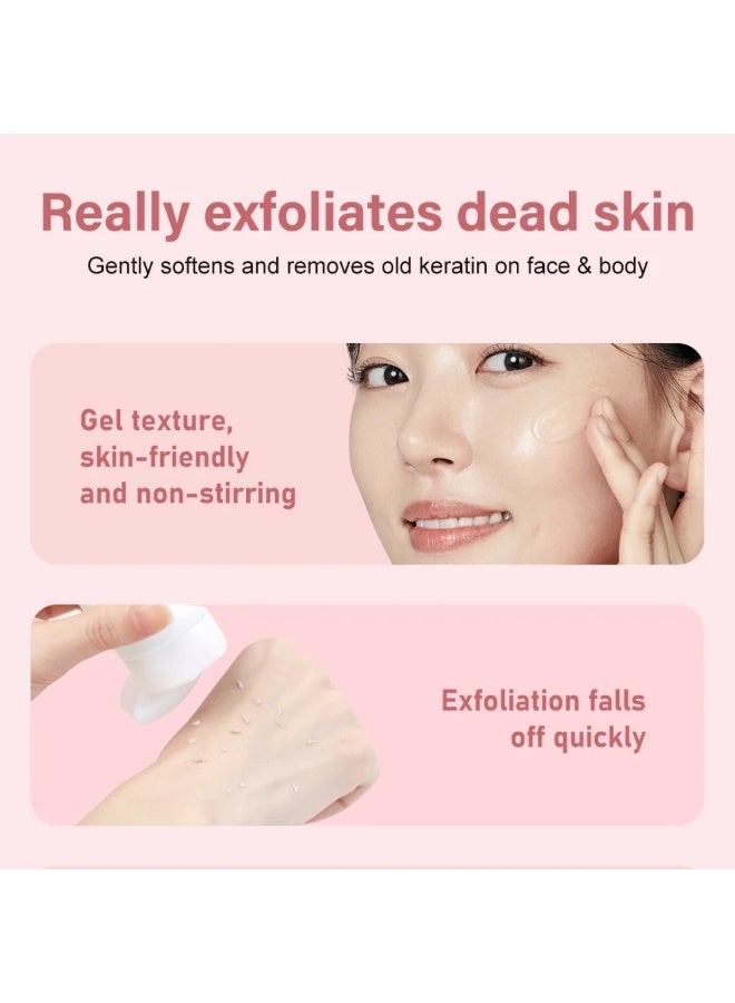 KOEC جل تقشير م purifying بوزن 50 جرام مقشر لطيف للوجه منظف مقشر للجسم والوجه مقشر لطيف للوجه منظف لجميع أنواع البشرة مرطب مغذي إصلاح ينظف الأوساخ والزيوت مقشر للوجه - Image 5