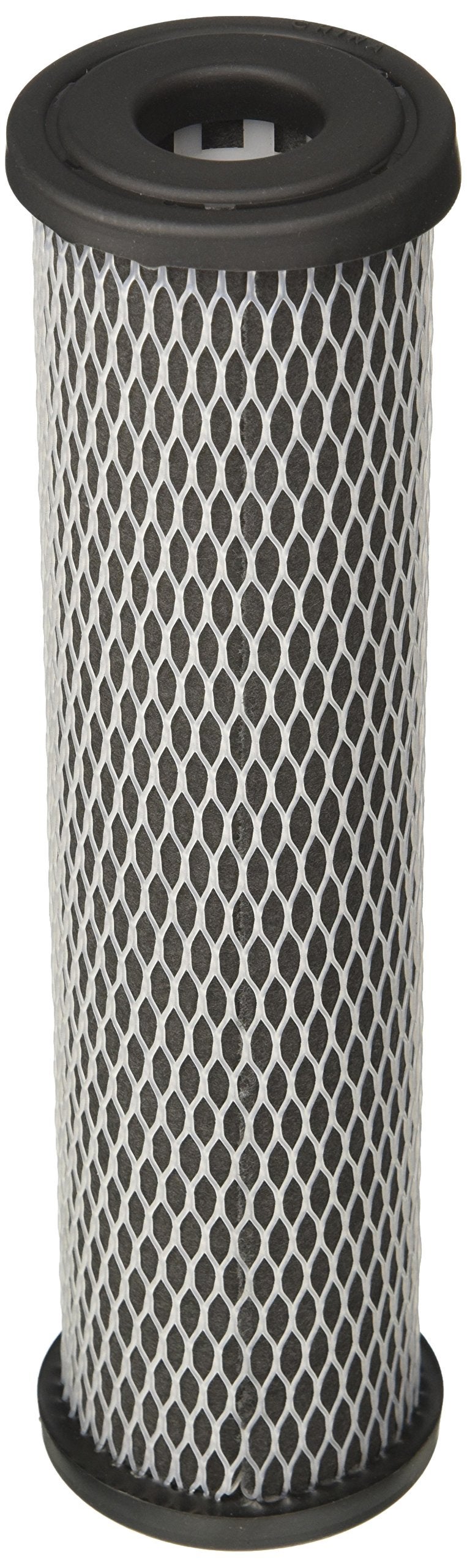 SHURflo 15500243 10 Replacement Filter Cartridge  1 GPM at 60 PSI Filters up to 2500 Gallons Carbon paper 5 Micron rating reduces Sediment Taste Odor Iron THMs  VOCs CE