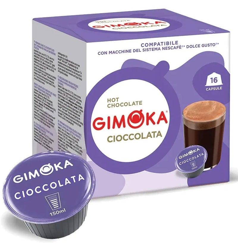GIMOKA Dolce Gusto Cioccolata 16 Coffee Capsules 224g - Image 1