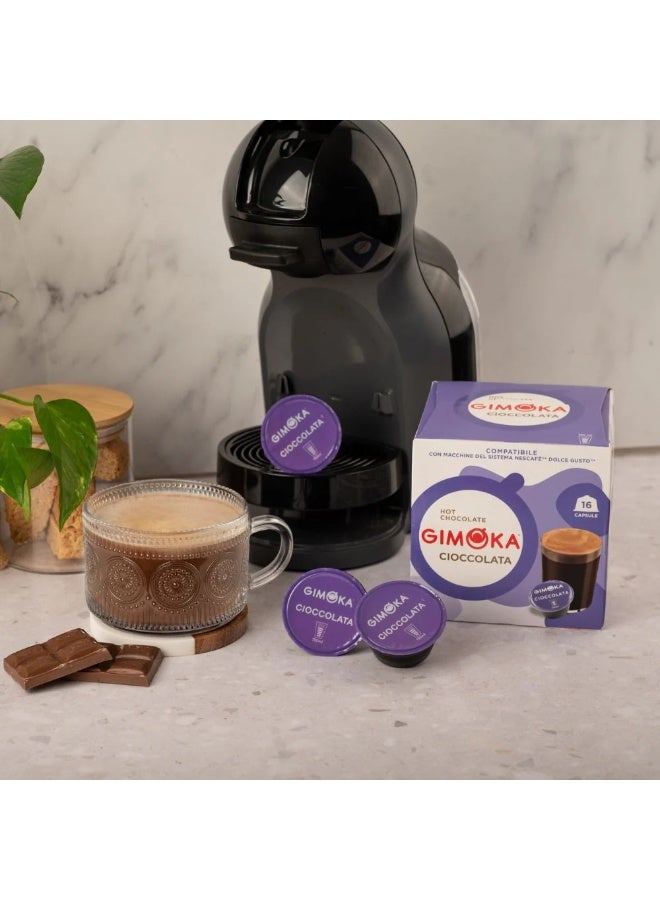GIMOKA Dolce Gusto Cioccolata 16 Coffee Capsules 224g - Image 3