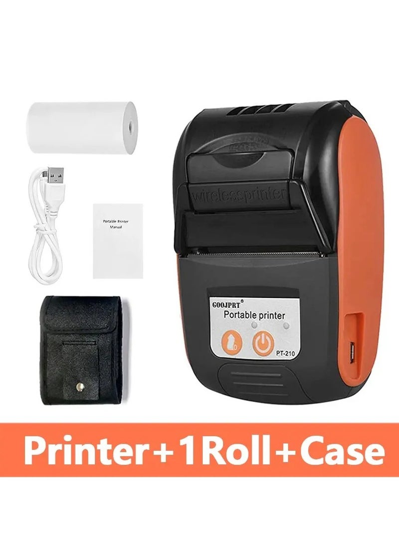 Thermal Printer 58mm Handheld Portable Meituan Handheld Bluetooth Takeaway Receipt Printer - Image 1