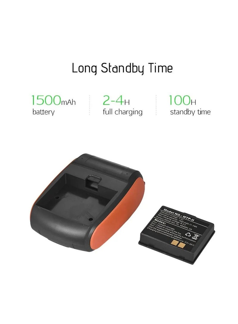 Thermal Printer 58mm Handheld Portable Meituan Handheld Bluetooth Takeaway Receipt Printer - Image 5