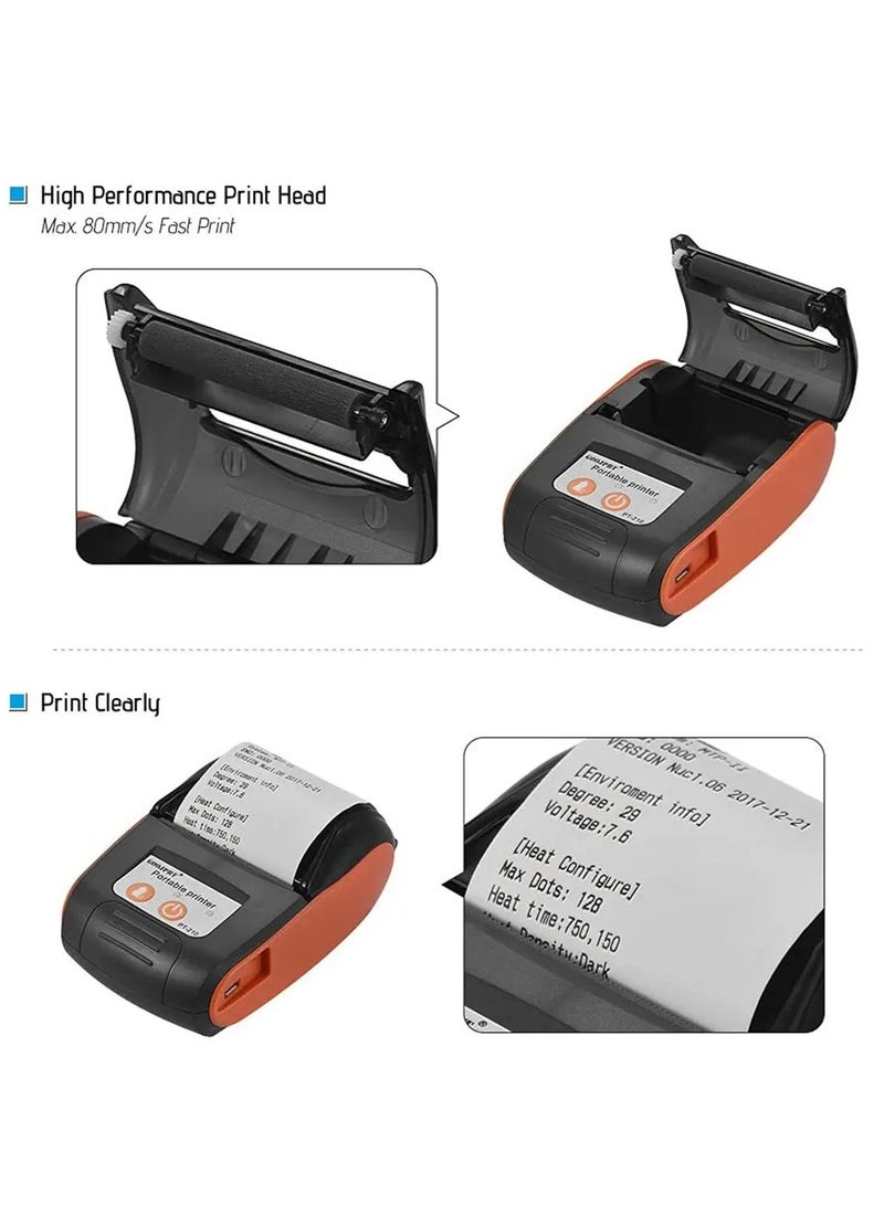 Thermal Printer 58mm Handheld Portable Meituan Handheld Bluetooth Takeaway Receipt Printer - Image 4