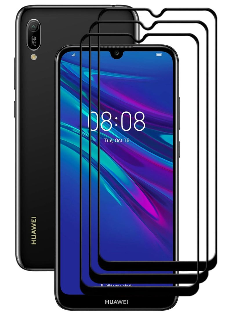 ACLIX 3 Pieces Antistatic ESD Dustproof Premium Quality High Definition Tempered Glass Screen Protector Designed For Huawei Y6 (2019) - Image 1