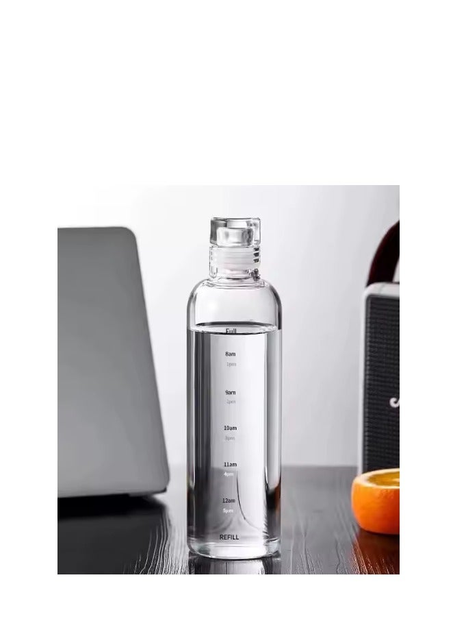 زجاجة مياه للرياضه سعة 500 مل ، زجاجة شرب بلاستيكية للرياضات الخارجية متعدده الالوان - Image 5