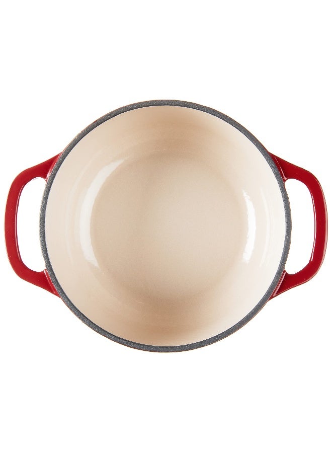 Lodge Enameled Dutch Oven 1.5 Qt Red EC1D43 - Image 3