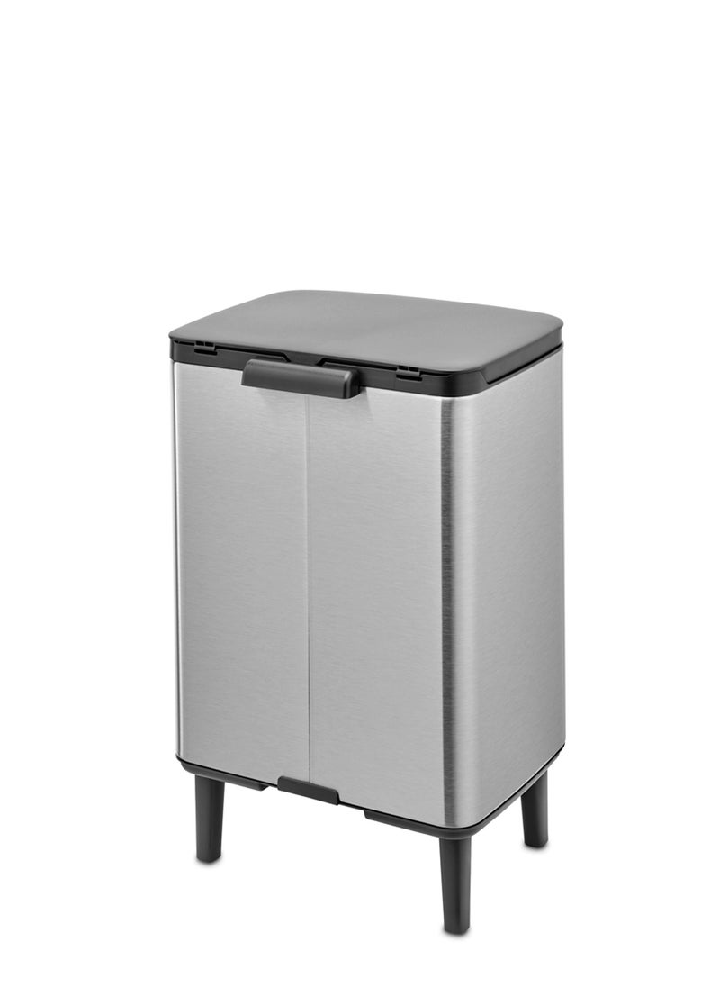 brabantia Bo Waste Bin HI 12L - Matt Steel Fingerprint Proof  - Image 2