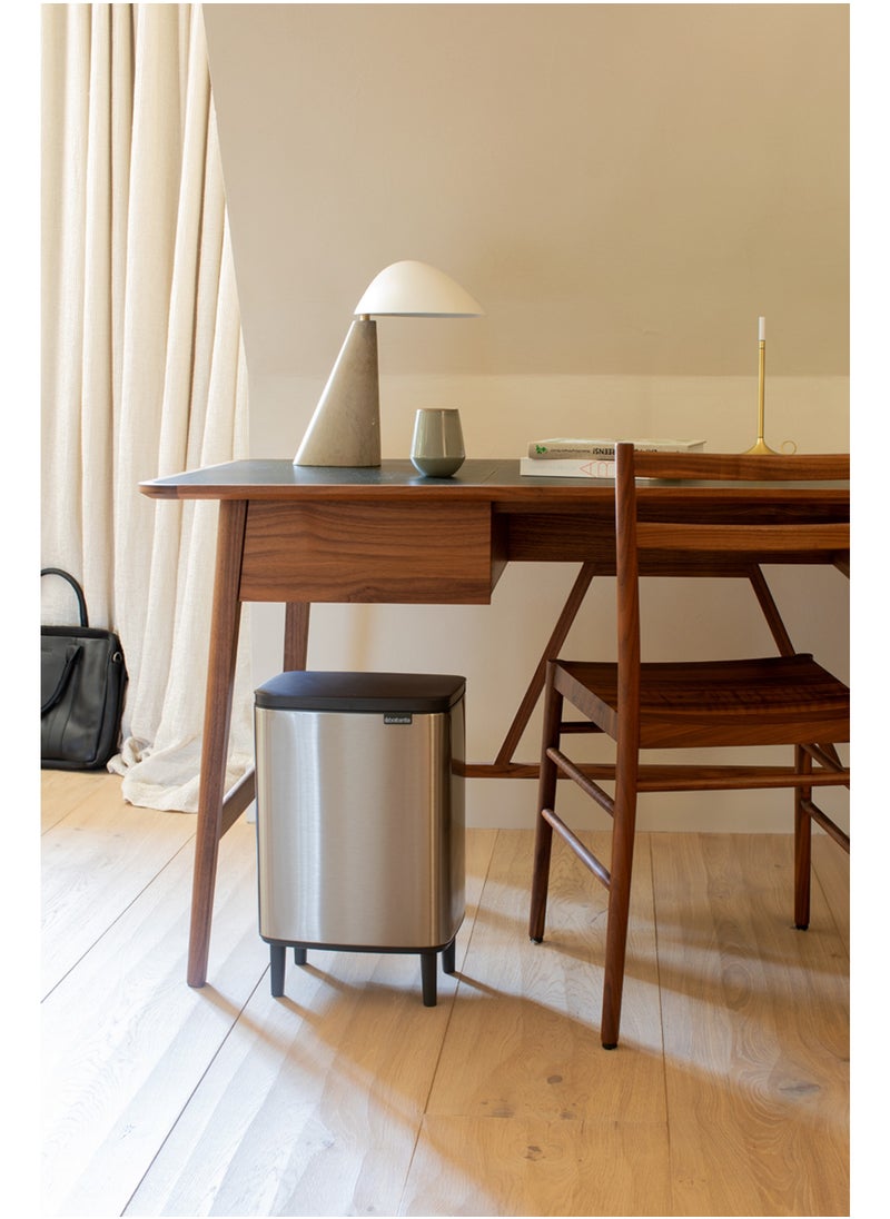 brabantia Bo Waste Bin HI 12L - Matt Steel Fingerprint Proof  - Image 3