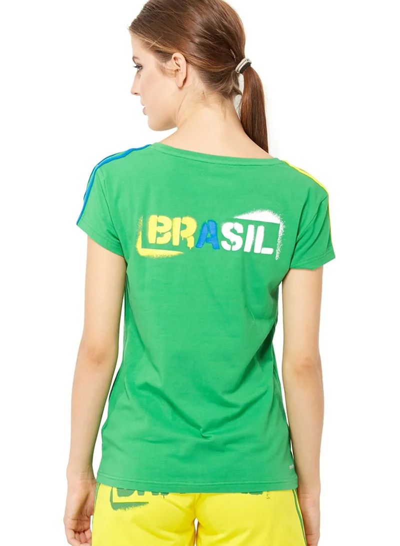 Adidas Brazil 3 Stripes T-Shirt