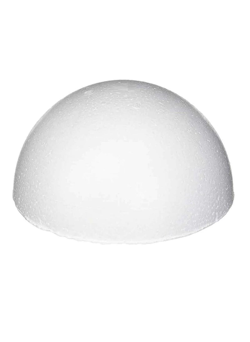 PARTNER مجموعة كرات نصف إسفنجية مكونة من قطعة واحدة بقطر 250 مم باللون الأبيض - Image 1