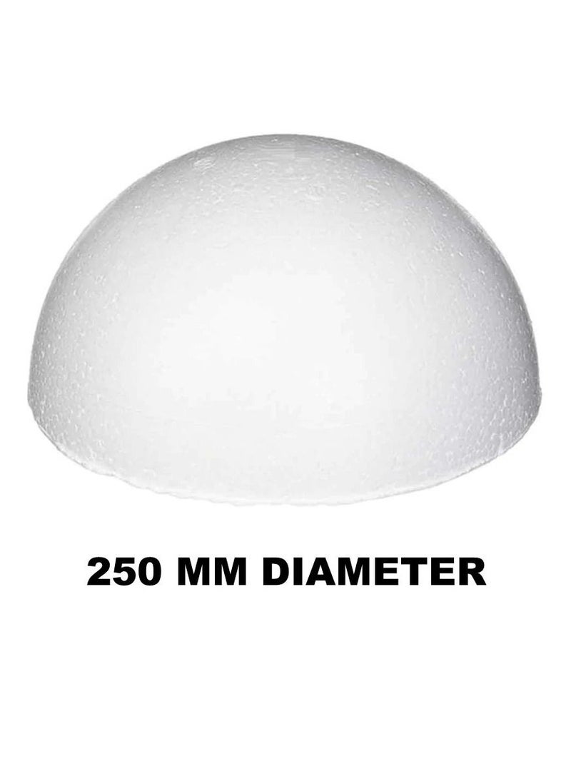 PARTNER مجموعة كرات نصف إسفنجية مكونة من قطعة واحدة بقطر 250 مم باللون الأبيض - Image 2